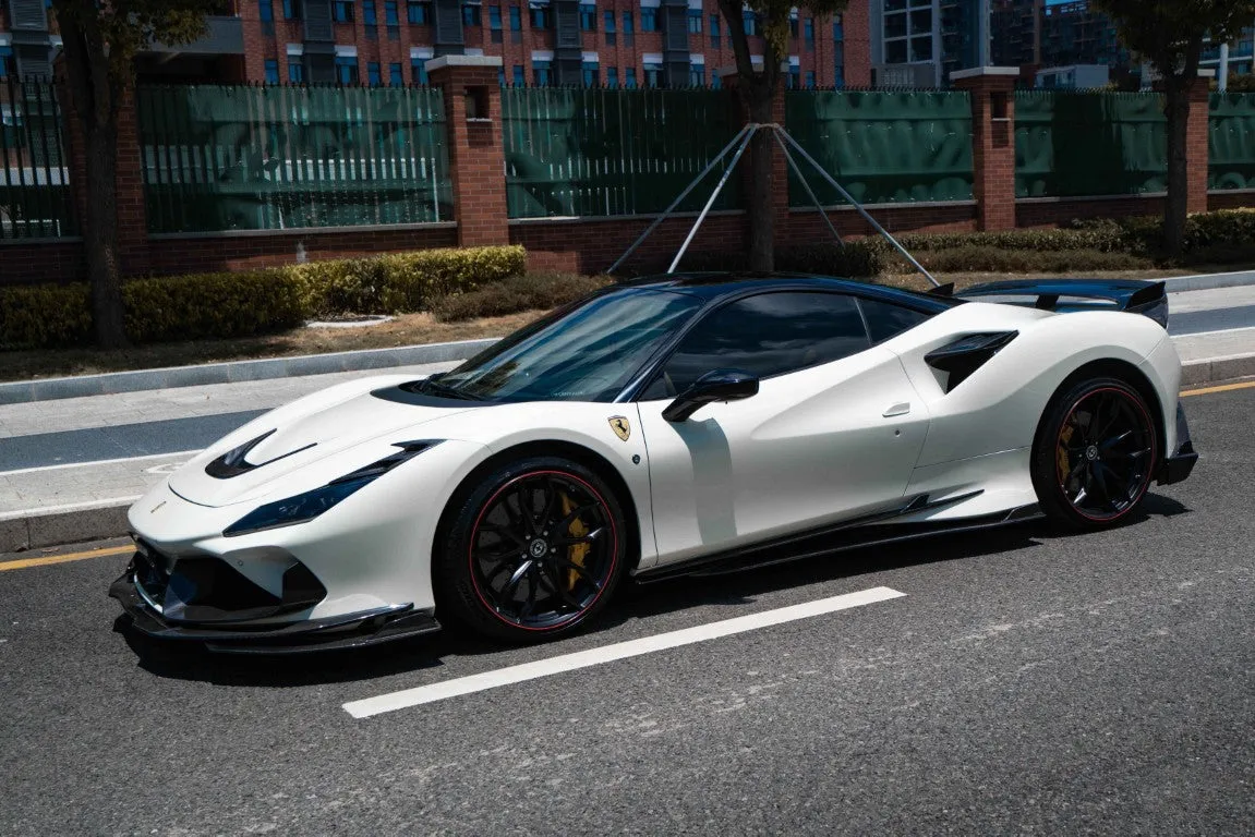 Ventus Veloce Side Skirts for Ferrari F8 Tributo Spider Carbon Fiber