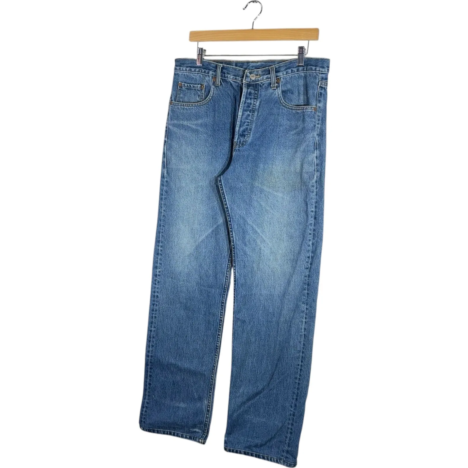 Vintage Levi's 501 Straight Leg Denim Jeans 35x31