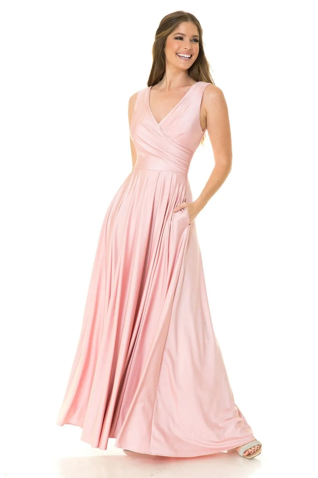 Western Dress For Women in BLUSH By Lenovia 5242