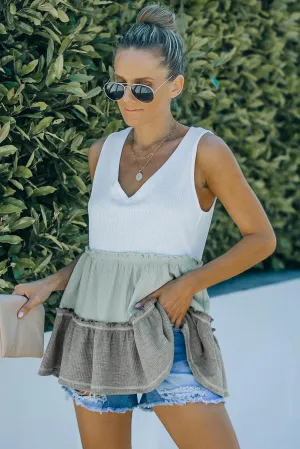 Wind Down V-Neck Sleeveless Top
