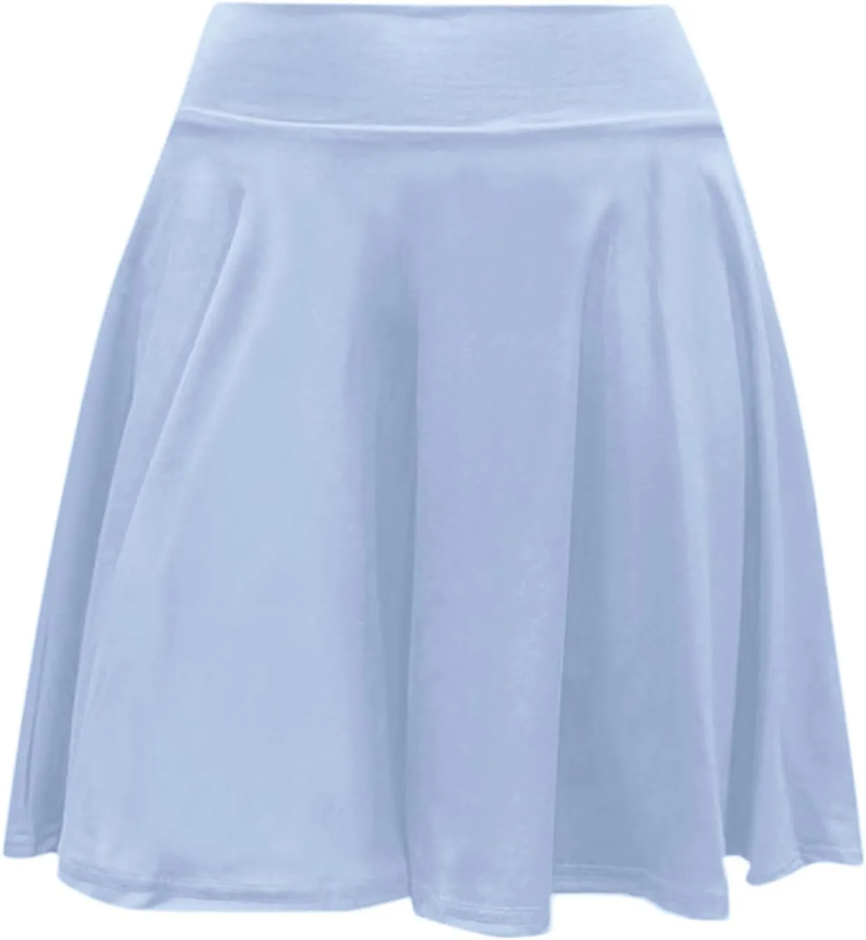 Women Casual Skater Skirt with Shorts High Waist Flared Skorts Pleated Mini Tennis Skirt Athletic Golf Workout Skort