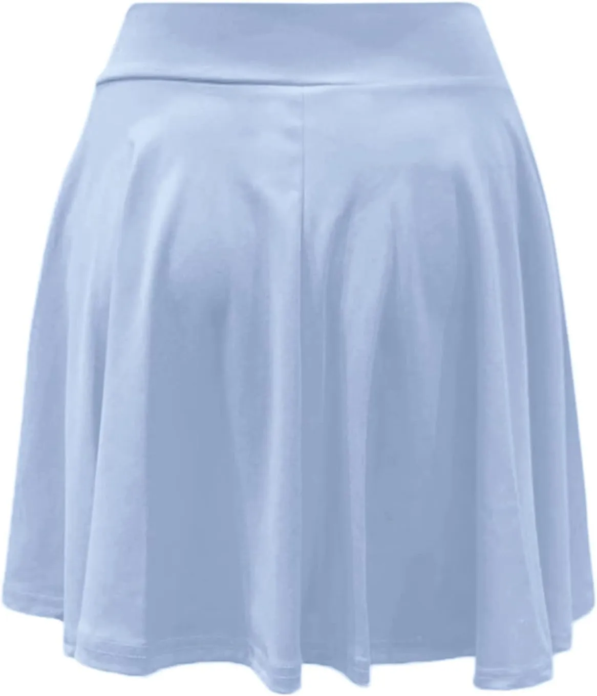 Women Casual Skater Skirt with Shorts High Waist Flared Skorts Pleated Mini Tennis Skirt Athletic Golf Workout Skort