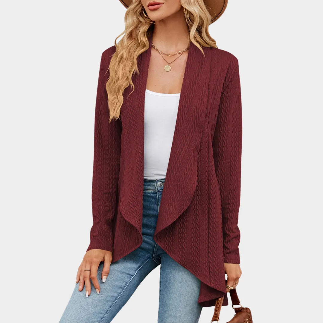Women's Knit Cardigan  Loose Fit  Long Sleeve  Soft & Stylish  Lightweight Outerwear  Multiple Colours