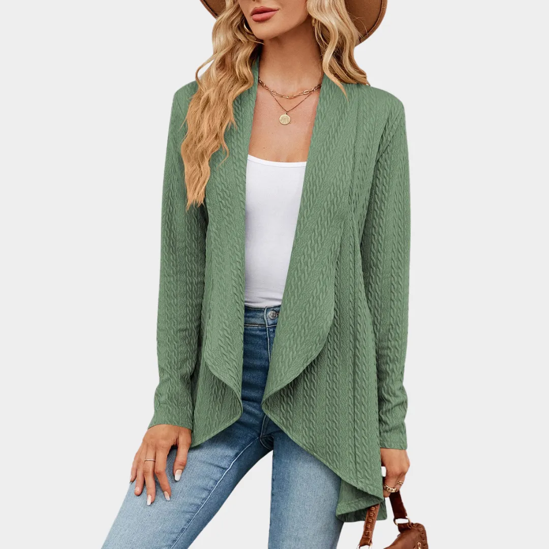 Women's Knit Cardigan  Loose Fit  Long Sleeve  Soft & Stylish  Lightweight Outerwear  Multiple Colours