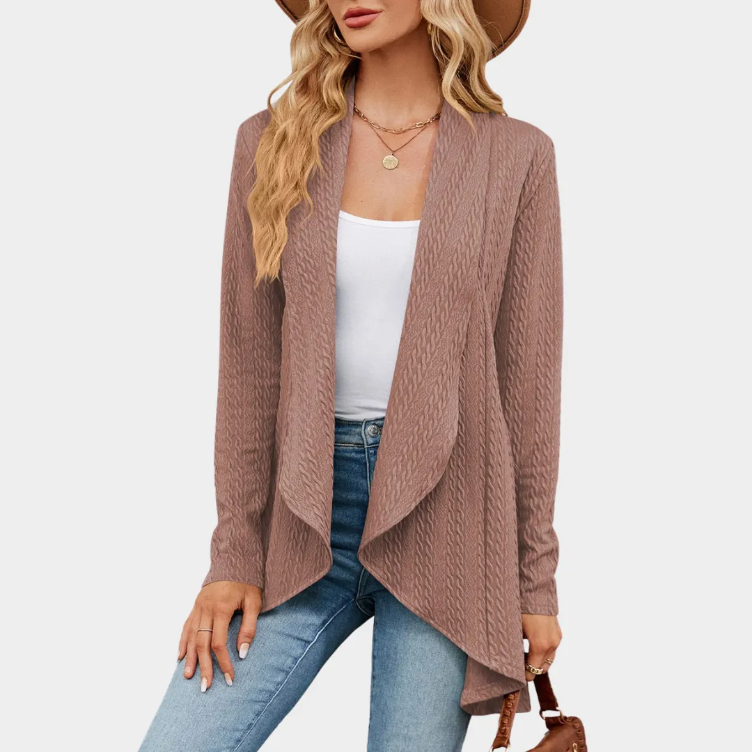 Women's Knit Cardigan  Loose Fit  Long Sleeve  Soft & Stylish  Lightweight Outerwear  Multiple Colours