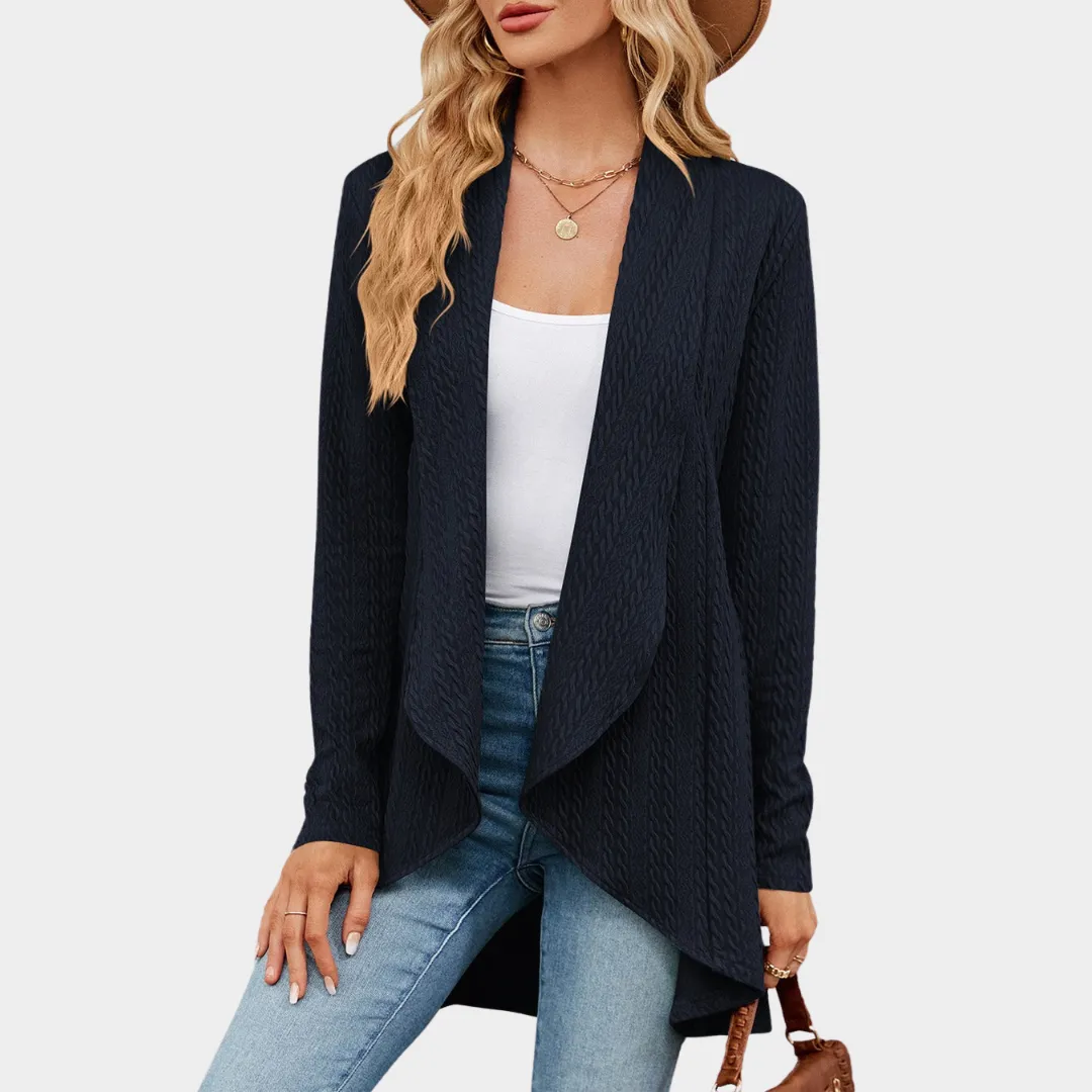 Women's Knit Cardigan  Loose Fit  Long Sleeve  Soft & Stylish  Lightweight Outerwear  Multiple Colours